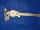 STARRETT #722 CALIPER WITH CASE AND MITUTOYO DIAL CALIPER - 6 of 6