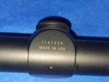 Leupold Vari X II * 1 - 4 X 20 mm matte Black * HEAVY * Duplex 1in main tube Very Clear optics - 4 of 12