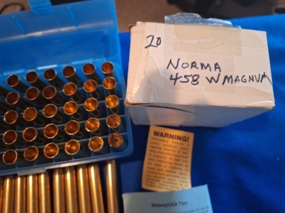 NORMA NEW (458 WINCHESTER BRASS), EXTREMELY HARD TO GET - Image 4 of 10