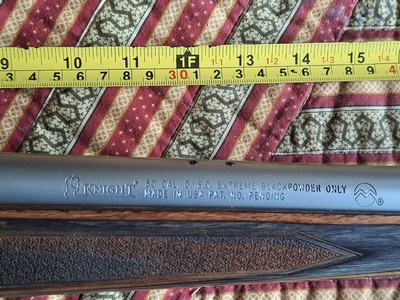 KNIGHT * D.I.S.C. EXTREME, 50 CAL. LAMINATED STOCK STAINLESS STEEL 99% LOOKS UNUSED CONDITION - Image 7 of 13