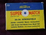 Western SUPER
MATCH
30-06
180 gr MINT - 1 of 5