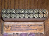 Two pc Old Box of 35 WCF caliber for 1895 rifle - 4 of 4