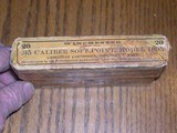 Two pc Old Box of 35 WCF caliber for 1895 rifle - 3 of 4