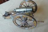 Brass signal canon with Carriage - 9 of 11