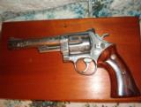 Smith & Wesson model 629 stainless .44 Remington Mag. Engraved - 2 of 3