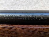 Winchester Model 47 Single Shot .22 S, L, LR - 16 of 17