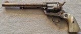 Colt SAA *RARE* Factory Engraved Silver Plated .45 Colt - 1 of 18