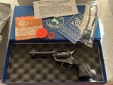 Colt SAA 3rd Gen Custom Shop 4 3/4 inch Blue 38 Special NIB 2007 - 4 of 8