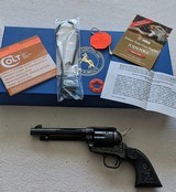 Colt SAA 3rd Gen Frontier Six Shooter NIB Blue/CC 2008 - 1 of 10