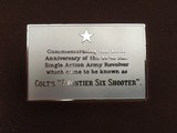 Colt SAA Peacemaker Centennial Commemorative Pair with matching numbers - 2 of 22