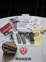 Ruger SR1911 Like NIB with Factory Box, Manuals, Pouch, Holster, 2 Mags, etc. - 1 of 6