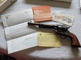 Colt SAA Colt/Winchester Commemorative 44 WCF Black Powder Frame - 3 of 10