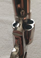 Colt SAA 7 1/2" Nickel Plated .45 LC in Stagecoach Box - 8 of 10