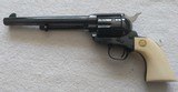 Colt SAA 3rd Gen 45 LC, Full Blue, Factory Ivory, 7.5" Black Powder Frame - 3 of 9
