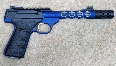 Browning Buck Mark Plus Vision UFX Blue .22 Pistol NIB - Image 1 of 14