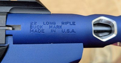 Browning Buck Mark Plus Vision UFX Blue .22 Pistol NIB - Image 4 of 14