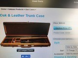 CSCM/Galazan oak and leather trunk case - 2 of 3