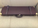 CSCM/Galazan oak and leather trunk case - 1 of 3