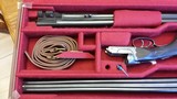 Fred Williams London 12 ga SXS box lock 3" 2 barrel set cased - 8 of 15