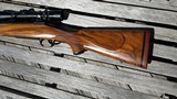 KIMBER mod 89 BGR 338 win mag. early, Scoped tip off mounts, awesome wood - 2 of 14