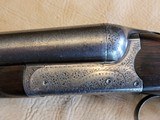 Jeffery, London 12 Ga SXS Shotgun Box lock with Jeffrey case beautifully engraved, Damascus,english - 5 of 15