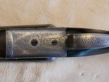 Jeffery, London 12 Ga SXS Shotgun Box lock with Jeffrey case beautifully engraved, Damascus,english - 6 of 15