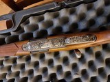 Styer Luxus 270 Heavily factory engraved. signed by engraver .cased - 3 of 8