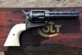 Colt SAA .45 LC 3rd Gen Class C engraved revolver - 4 of 15