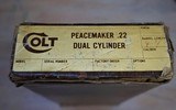 COLT PEACEMAKER WITH TWIN CYLINDERS 22 LR / 22 MAG AND BOX - 2 of 11