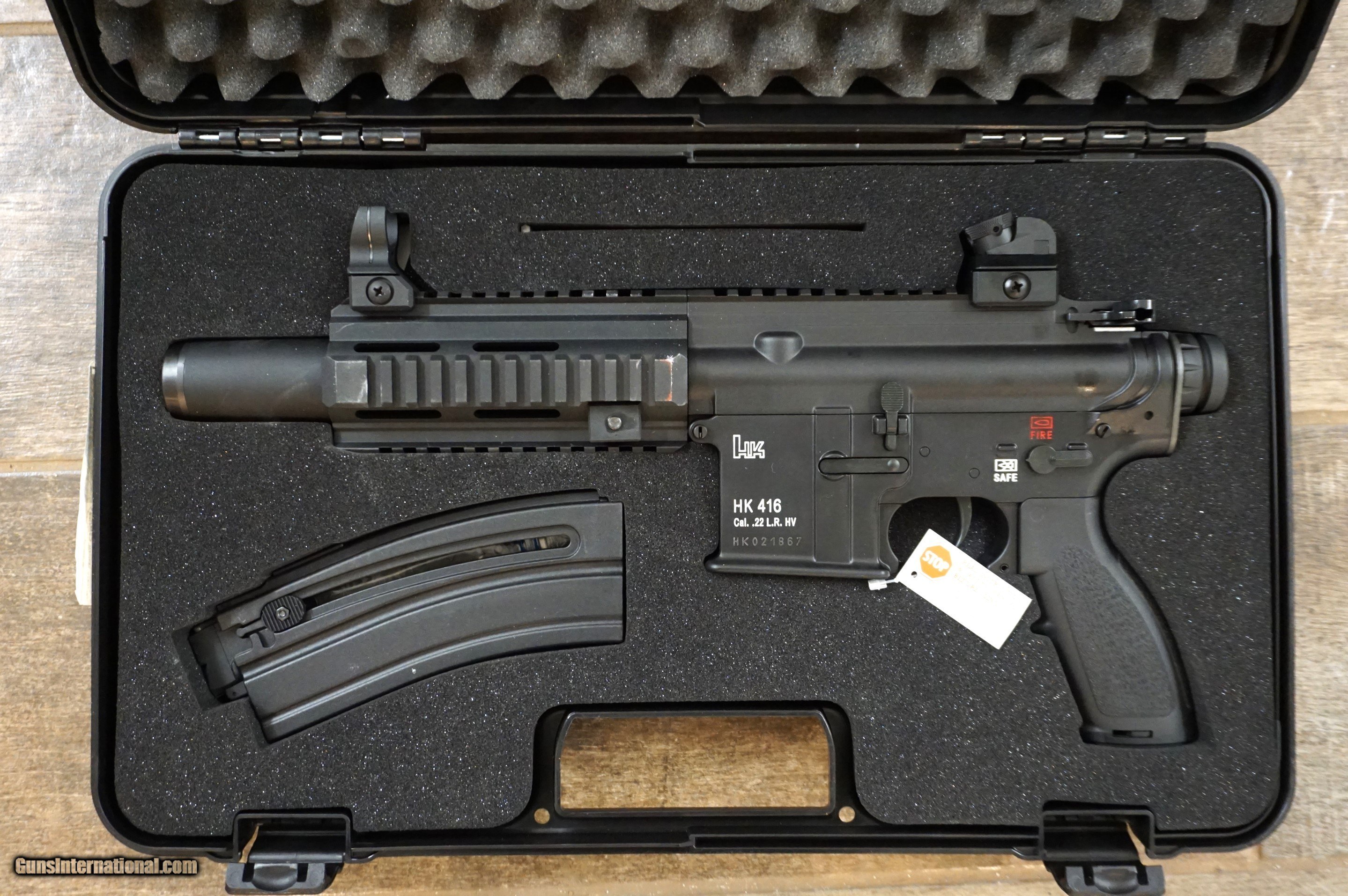 HK 416 .22 LR pistol