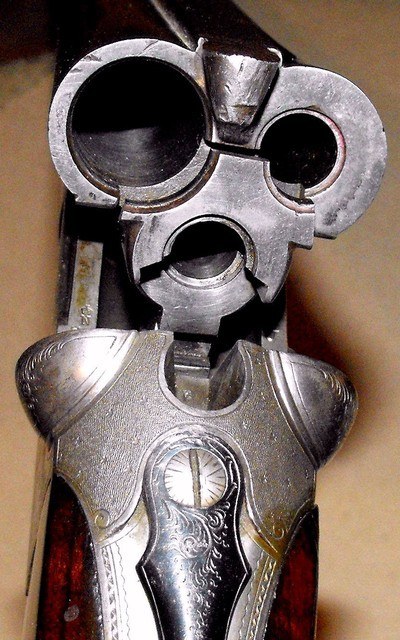 Otto Bock Triple Barrel 3 Caliber Rifle = 16ga Paradox + 8x58R Sauer + 30-30 Win - Image 11 of 15