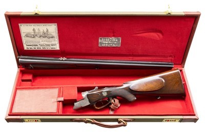 Otto Bock Triple Barrel 3 Caliber Rifle = 16ga Paradox + 8x58R Sauer + 30-30 Win - Image 1 of 15