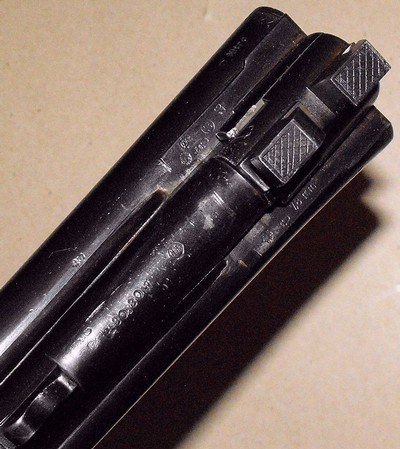 Otto Bock Triple Barrel 3 Caliber Rifle = 16ga Paradox + 8x58R Sauer + 30-30 Win - Image 12 of 15