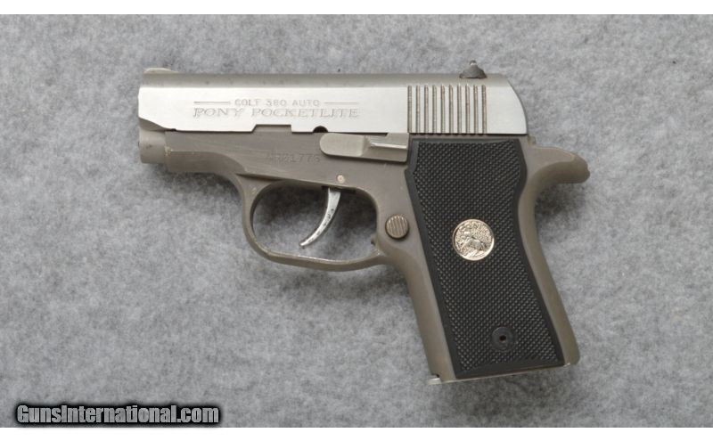 Colt Pony Pocketlite, .380 ACP