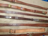 SWEDISH MAUSER ,MILITARY ,SPORTING RIFLE LEATHER SLINGS VARIOUS WIDTHS - 10 of 15