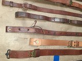 SWEDISH MAUSER ,MILITARY ,SPORTING RIFLE LEATHER SLINGS VARIOUS WIDTHS - 3 of 15