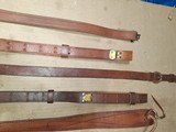 SWEDISH MAUSER ,MILITARY ,SPORTING RIFLE LEATHER SLINGS VARIOUS WIDTHS - 5 of 15