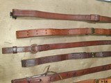 SWEDISH MAUSER ,MILITARY ,SPORTING RIFLE LEATHER SLINGS VARIOUS WIDTHS - 2 of 15