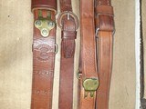 SWEDISH MAUSER ,MILITARY ,SPORTING RIFLE LEATHER SLINGS VARIOUS WIDTHS - 14 of 15