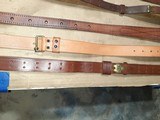 SWEDISH MAUSER ,MILITARY ,SPORTING RIFLE LEATHER SLINGS VARIOUS WIDTHS - 4 of 15