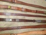 SWEDISH MAUSER ,MILITARY ,SPORTING RIFLE LEATHER SLINGS VARIOUS WIDTHS - 12 of 15