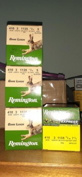 WINCHESTER . 410 AA AND FEDERAL 410 AMMO GAME LOADS - 1 of 1