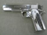 COLT GOV'T MODEL SERIES 70 .45 BRIGHT NICKEL FINISH - PERFECT -- 1 of 2