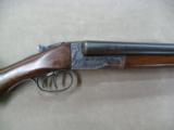 HUNTER ARMS 12 Ga DOUBLE BARREL - EXCELLENT - - 1 of 9