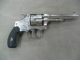 S&W I FRAME .32 S&W LONG REVOLVER, NICKEL, EXCELLENT - 3 of 5