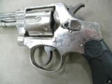 S&W I FRAME .32 S&W LONG REVOLVER, NICKEL, EXCELLENT - 2 of 5