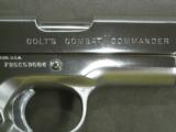 COLT COMBAT COMMANDER SERIES 70 NICKEL .45 LNIB - 4 of 8