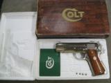 COLT COMBAT COMMANDER SERIES 70 NICKEL .45 LNIB - 7 of 8