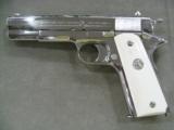COLT GOVERNMENT CIRCA 1919 .45ACP WITH ELEPHANT IVORY GRIPS- 2 of 10