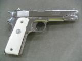 COLT GOVERNMENT CIRCA 1919 .45ACP WITH ELEPHANT IVORY GRIPS- 1 of 10